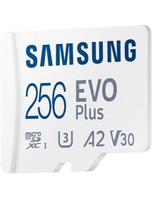 Samsung EVO Plus microSD Hafıza Kartı 256 GB, U3, V30, A2 ‎MB-MC256KA/TR